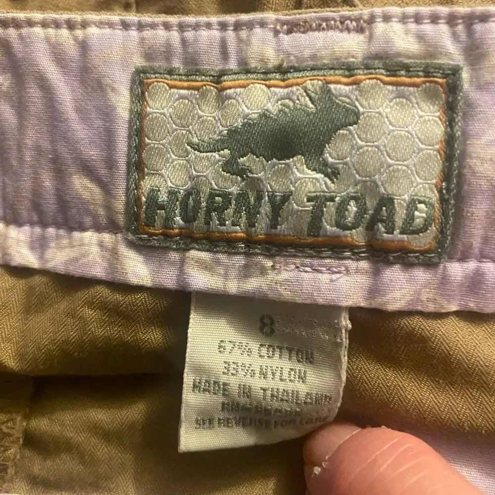 Horny Toad Women's Sz 8 Tan Drawstring Outdoor Hiking Shorts